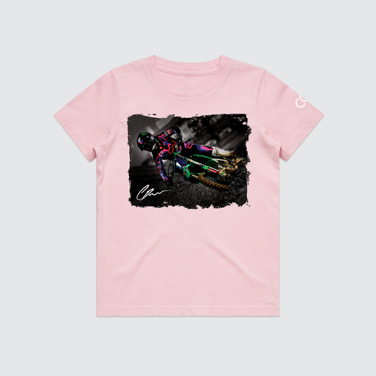 Cd Signature Youth Tee Pink